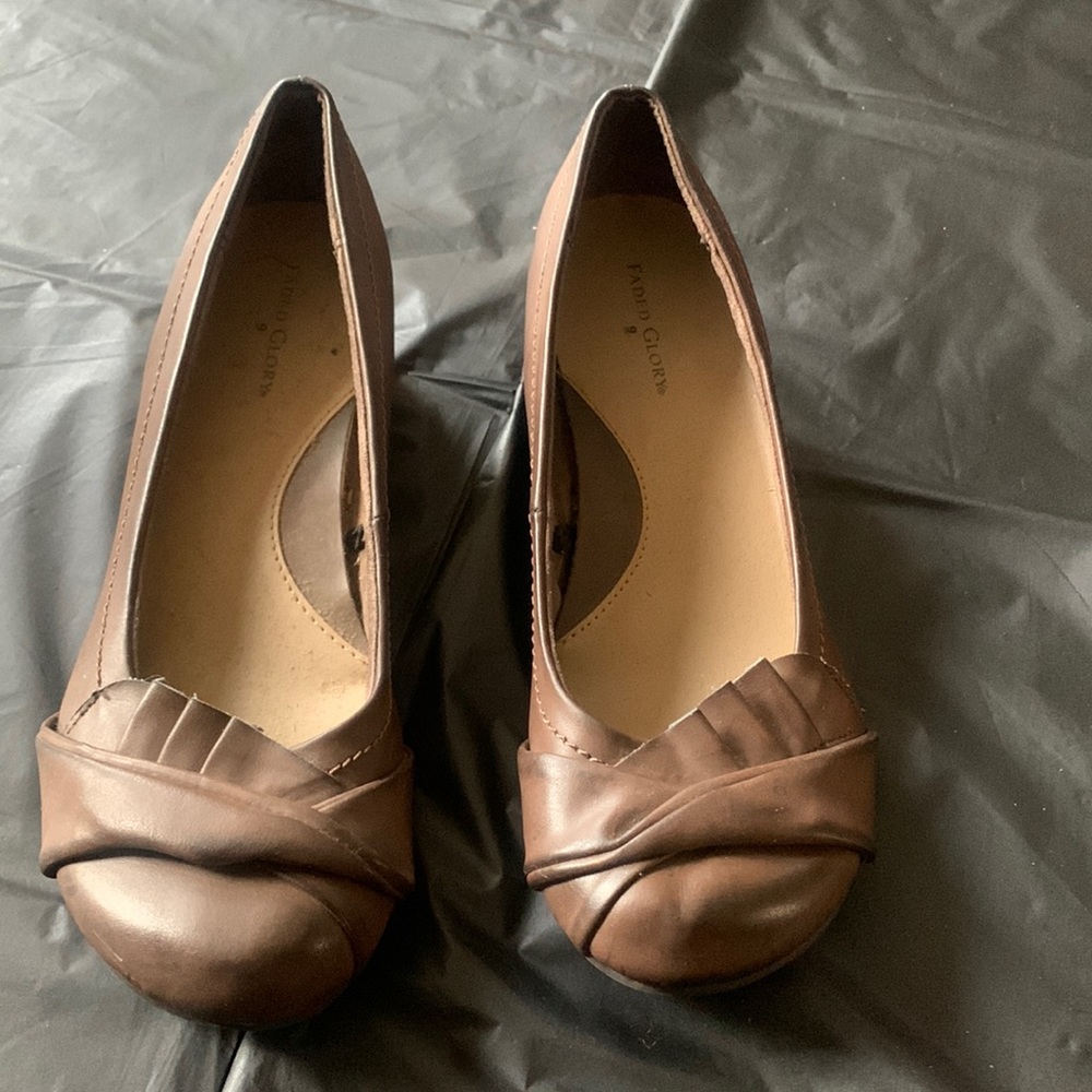 Brown loafers